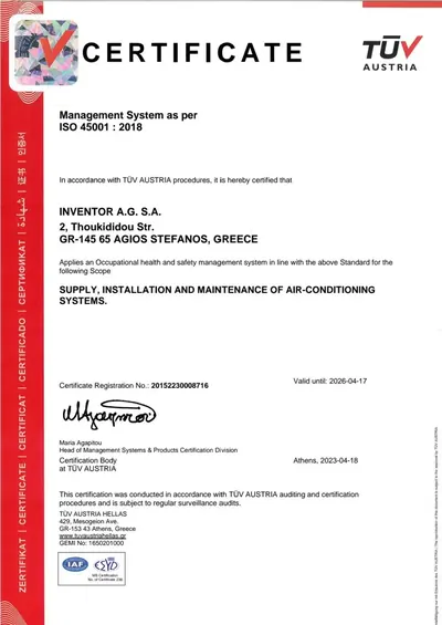 TÜV Austria — ISO 45001:2018