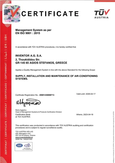 TÜV Austria — ISO 9001:2015