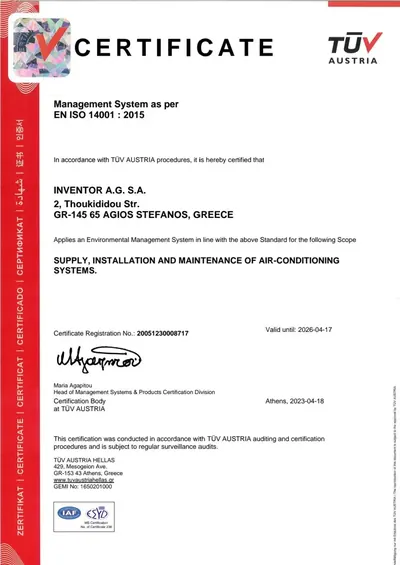 TÜV Austria — ISO 14001:2015